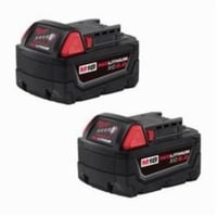 48-11-1852Milwaukee® M18™ REDLITHIUM™ 48-11-1852 Rechargeable Cordless Battery Pack, 5 Ah Lithium-Ion Battery, 18 VDC Charge, For Use With M18™ Cordless Power Tool
