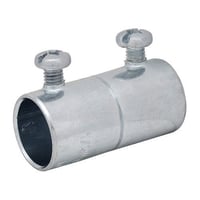 161EATON Crouse-Hinds 161 Setscrew Conduit Coupling, 3/4 in, For Use With Rigid/IMC Conduit, Steel, Zinc Plated