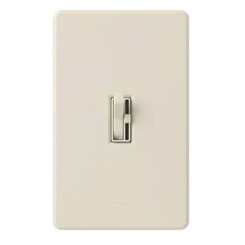 AY-600PH-LAAriadni® AY-600PH Traditional Dimmer Switch, 120 VAC, 1 Pole, Side Slide On/Off Mode, Light Almond