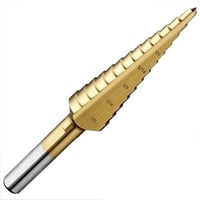 IDEAL® 35-513 Step Drill Bit, 1/4 in Dia Min Hole, 7/8 in Dia Max Hole, 11 Hole Sizes, 3/8 in Dia Shank