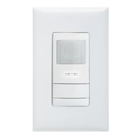 Sensor Switch™ WSX IV WSX Rectangular Single Relay Wall Mount Occupancy Sensor, Passive Infrared Sensor, 20 ft Coverage, 180 deg, Wall Mount