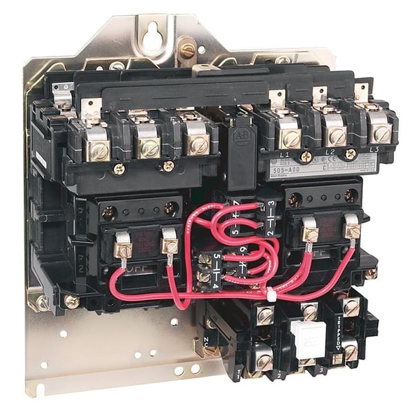 505-BOD-A2FAllen-Bradley, 505 NEMA Full Voltage Reversing Starter, SIZE 1, Open, 115-120V 60Hz, with E1 Plus Solid-State Overload Relay 505-BOD-A2F