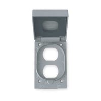 FCLAKillark® FCLA FZ/FCL-GF/FST Device Box Cover With Gasket, 4.483 in L x 2.817 in W, Cast Aluminum