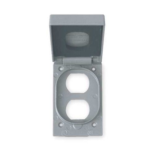 FCLAKillark® FCLA FZ/FCL-GF/FST Device Box Cover With Gasket, 4.483 in L x 2.817 in W, Cast Aluminum