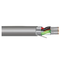 BEL8723Belden, Multi-Conductor - Single Pair Cable, 22 AWG, Copper, Chrome, Beldfoil Shield, 1 Pair, Non-Plenum