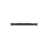 NK6PPG24YPanduit® NetKey® NK6PPG24Y 1RU Flat Patch Panel Kit, 24 Ports, Cat 6, 26 to 22 AWG Terminal, Cold Rolled Steel
