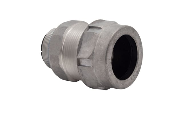 STE200T&B® Fittings Star Teck Extreme® STE200 Teck Cable Connector, 2 in Trade, 1.825 to 2.375 in Cable Openings, Aluminum