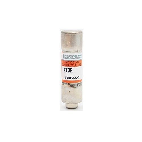 Mersen AMP-TRAP® 2000 SmartSpot® ATDR6-1/4 Current Limiting Low Voltage North American Time Delay Power Fuse, 6.25 A, 600 VAC, 200 kA Interrupt, CC Class, Cylindrical Body