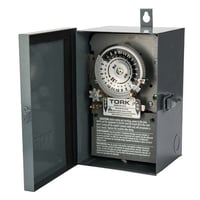 NSI Tork® 7300 7000 Skip-A-Day ON/OFF Mechanical Time Switch, 24 hr Setting, 120 VAC, 2 hp, 3PST Contact, 3 Poles