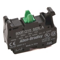 800F-MX10Allen-Bradley, 800F-MX10, Metal Latch Mount, 1 N.O. Contact(s), 0 N.C. Contact(s), Standard