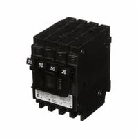 Q22050CT2Siemens Q22050CT2 Low Voltage Miniature Quadplex Residential Molded Case Circuit Breaker, 120/240 VAC, 20 to 50 A, 10 kA Interrupt, 2 Poles, Thermal/Magnetic Trip