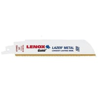 Lenox® Gold® Lazer® 21093 Power Arc Curved Reciprocating Saw Blade, 6 in L x 1 in W x 0.042 in THK, 10 TPI