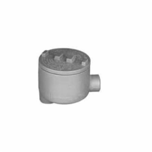 GUALB-50O-Z/Gedney GUALB-100 Dust-Ignitionproof Explosionproof Conduit Outlet Box, 1 in, 3 in Cover Opening, 17 cu-in, Aluminum Enamel/Zinc Electroplated