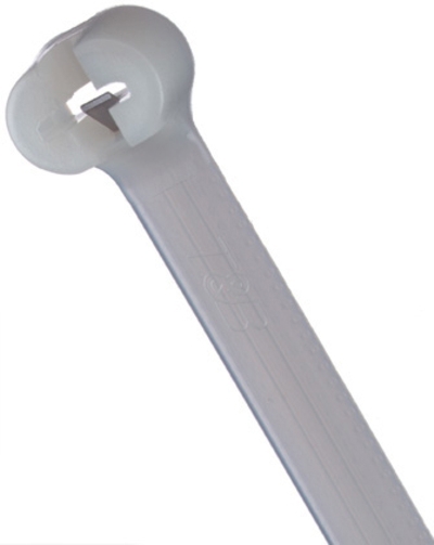 Data-Spec SheetTy-Rap® TY525M 2-Piece High Performance Standard Cable Tie, 7.31 in L x 0.184 in W x 0.043 in THK, Nylon/Polyamide 6.6, Natural