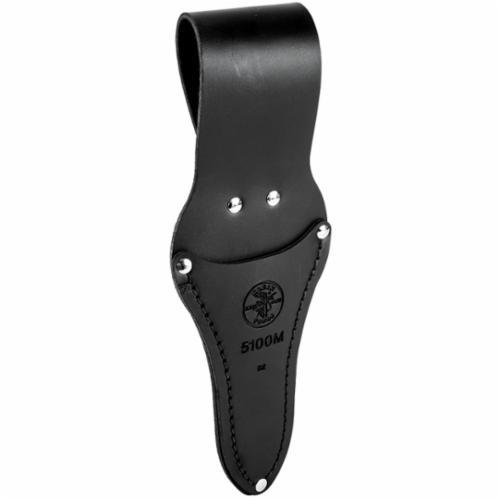 5100MKlein® 5100M Medium Tunnel Loop Scissor Holder, Leather, Black