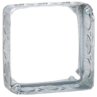 RACO® 201 Extension Ring, 2 Gangs, 4 in L x 4 in W x 1.56 in D, Steel