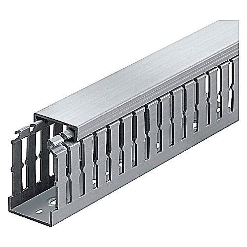 Ty-Duct® TYD2X2NPG6 Wiring Duct, 2 x 2 in Narrow Slot, 2 in W x 2 in D, PVC