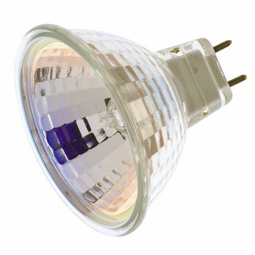 SATCO® S4626 Dimmable Open Halogen Reflector Lamp, 20 W, G8 Bi-Pin Halogen Lamp, MR16 Shape, 220 Lumens CP Center Beam