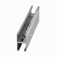 B22SHA-240GLVB-Line B22SHA-120HDG Back to Back Slotted Metal Framing Channel, 9/16 x 7/8 in Slots, 2 in Slot Spacing, 12 ga THK, 10 ft L