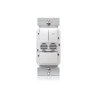 DW-200-IWattStopper® DW-200-I DW Series Dual Technology Dual Relay Wall Switch Occupancy Sensor, 120/230/277 VAC, Passive Infrared/Ultrasonic Sensor, 525 sq-ft Coverage, 180 deg Viewing, Surface Mount