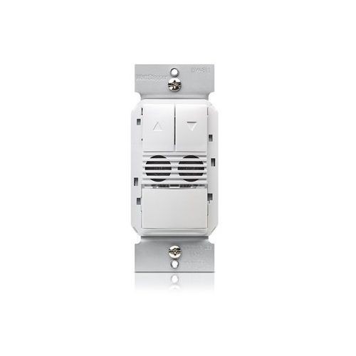 DW-200-IWattStopper® DW-200-I DW Series Dual Technology Dual Relay Wall Switch Occupancy Sensor, 120/230/277 VAC, Passive Infrared/Ultrasonic Sensor, 525 sq-ft Coverage, 180 deg Viewing, Surface Mount