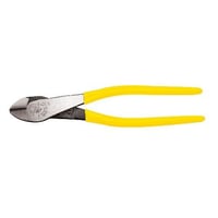 Klein® D2000-49 2000™ Angled Head Hot Riveted Diagonal Cutting Plier, 1 in, 13/16 in L x 1-1/4 in W x 13/16 in H Steel Jaw, 9 in OAL, Standard Cut