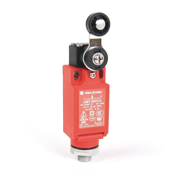 440P-CSLB12R6Allen-Bradley, 440P-CSLB12R6, Safety Limit Switch, 22mm Plastic, Short Lever, 2 N.C., 1 N.O., BBM, 6-Pin AC Micro QD