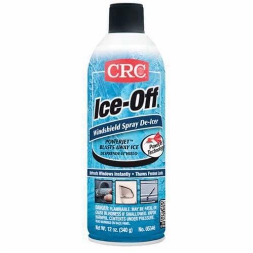 05346CRC® 05346 Ice-Off® Flammable Windshield Spray De-Icer, 16 oz Aerosol Can, Liquid, Clear Colorless, Pungent