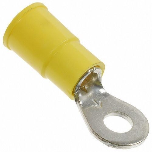 3M™ Scotchlok™ 051128-58882 Insulated Standard Ring Terminal, 12 - 10 AWG Conductor, 1.26 in L, Butted Seam Barrel