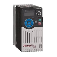 25A-D6P0N104Allen-Bradley 25A-D6P0N104 PowerFlex 523 AC Drive, 480 VAC, 3 Phase, 3 HP, 2.2 kW Normal Duty; 3 HP, 2.2 kW Heavy Duty, Frame A, IP20 NEMA / Open Type, No Filter