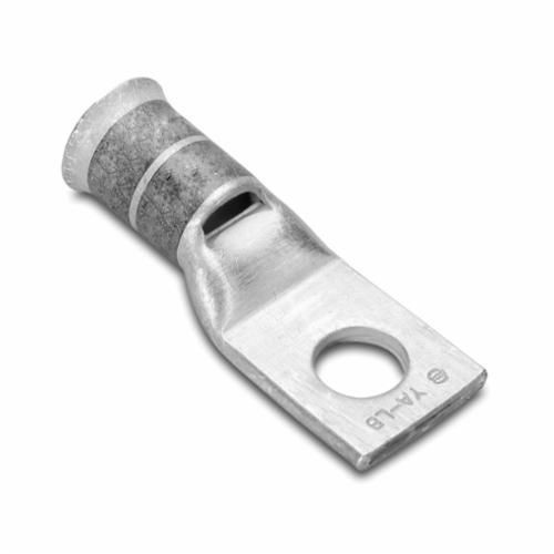 YA31LBBURNDY® HYLUG™ YA31LB YA-LB 1-Hole Compression Lug With Inspection Window, 250 kcmil Copper Conductor, Die Code: 1025, 1/2 in Stud, Electro-Tin Plated Copper