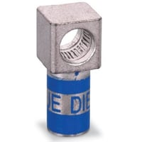 Color-Keyed® MD6F-1 1-Load Female Motor Lead Pigtail Disconnect, 6 AWG Beryllium Copper Conductor, Die Code: 24, Copper