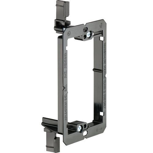 Arlington LV1 LV Series 1-Gang Low Voltage Mounting Bracket, For Use With Cable Management System, Surface Mount, Plastic