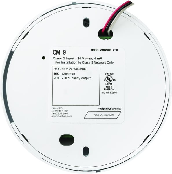 Sensor Switch™ CM PDT 9 R CM PDT Low Voltage Occupancy Sensor, 12 to 24 ...