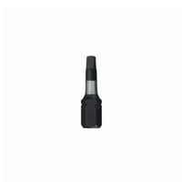 Milwaukee® SHOCKWAVE™ Impact Duty™ 48-32-4422 Impact Insert Bit, #2 Square Recessed Point, 1 in OAL, 1/4 in, Alloy Steel