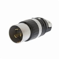 HBL7765CWiring Device-Kellems Twist-Lock® Insulgrip® HBL7765C Locking Male Plug, 240/600 VDC, 50 A, 3 Poles, 4 Wires