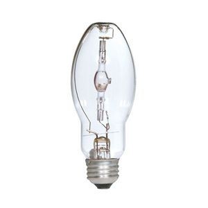 SATCO® HyGrade™ S5858 Metal Halide Lamp, 100 W, E26 Medium HID Metal Halide Lamp, ED17 Shape, 9500 Lumens Initial