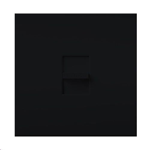 Nova T® NT-1500-BL Architectural Dimmer Switch, 120 VAC, 1 Pole, Slide-to-Off Operation Mode, Black
