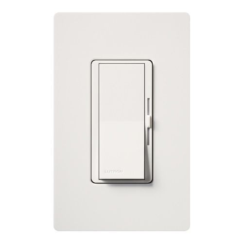 Diva® DVFSQ-FH-WH 1-Pole 3-Way Designer Fan Control, 120 VAC, 1.5 A, 3-Speed/Quiet Operational Mode, White