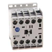 700-K40E-DAllen-Bradley, 700-K MCS Mini Contactors, Screw Type Terminals, System Control Voltage: 110V 50Hz/120V 60Hz, 4 N.O. Auxiliary Contacts