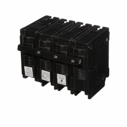 Q32000S01Siemens Q32000S01 Low Voltage Miniature Residential Molded Case Circuit Breaker With Insta-Wire, 120/240 VAC, 20 A, 10 kA Interrupt, 3 Poles, Shunt/Thermal Magnetic Trip