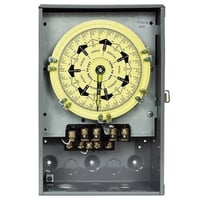 Intermatic® T7401B T7000B Electro Mechanical Mechanical Timer Switch, 3-1/2 hr to 7 days Setting, 125 VAC, 10 hp, 4NO 4PST Contact, 4 Poles