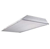 Columbia Lighting JT822-232U6G-FSA12-EU Dedicated Lensed Troffer, (2) T8/U-Bend Fluorescent Lamp, 58 W Fixture, 120 to 277 VAC, Steel Housing