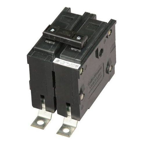 EATON QuickLag® BAB2050H Type BAB Miniature Circuit Breaker, 240 VAC, 50 A, 10 kA Interrupt, 2 Poles, Non-Interchangeable/Thermal Magnetic Trip