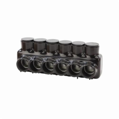 IPLD500-6NSI Polaris™ IPLD500-6 IPLD Double Sided Entry Insulated Multi-Tap Connector, 4 AWG to 500 kcmil Aluminum/Copper Conductor, Plastisol