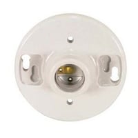 90-445SATCO® 90-445 Keyless Ceiling Receptacle, 250 VAC, Glazed Porcelain