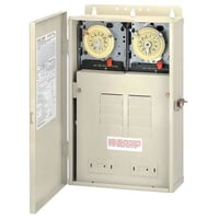 Intermatic® T30401R T30000R 1-Phase Mechanical Timer Switch, 24 hr Setting, 120/240 VAC, 5 hp, DPST/SPST Contact, 2 Poles