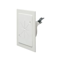 CE1RPArlington Scoop™ CE1RP CE Series Large Cable Entry Bracket With Slotted Cover, For Use With Cable Management System, Surface Mount, Plastic