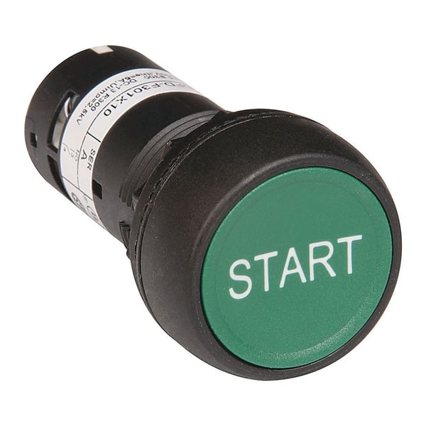 800FD-F3X11Allen-Bradley, 800FD-F3X11, 800F Push Button - Plastic Monolithic, Flush, Green, No Legend
