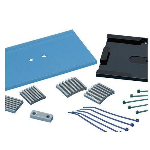 Panduit® Opticom® FST6 4RU Fiber Splice Tray Kit, 12 Fusion/Mechanical Splice, 7.9 in L, Metal, For Use With FMT, FWME4 and FWME8 Series Enclosure